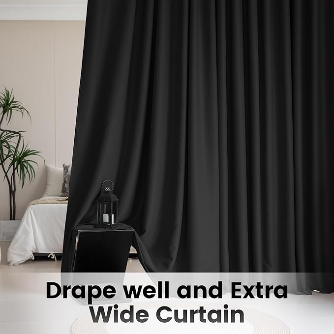 Room Divider Curtains, Extra Wide Theater Curtains Perfect - Image 3