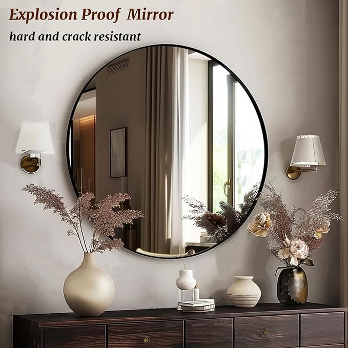 Mirror 18 inch, Round Wall Mirrors, Round Mirrors - Image 4