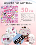 KBKBART Mcbling Y2k Room Decor Aesthetic, Early 2000s Room Decor, Hot Pink Wall - Image 3