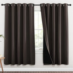 NICETOWN 100% Blackout Window Curtain Panels, 2 Pieces, 70-inch Wide Per Panel by NICETOWN