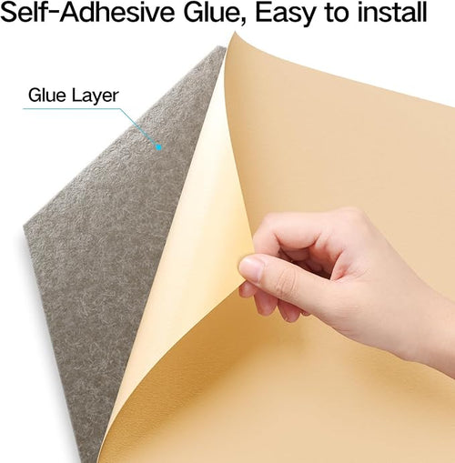 12 Pack Self-Adhesive Acoustic Panels 12" X 10" X 0.4" - Image 2