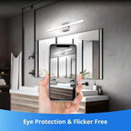 Combuh Modern Bathroom Vanity Light Fixtures Above Mirror Soft Shadow Free Wall - Image 6