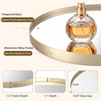 NEWBULIG 28-Inch Round Wall Mirror, Bathroom Wall Circle Mirror - Image 5