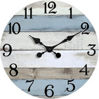 JoFomp 16 Inch Wall Clocks Battery Operated, Silent Non Ticking Wall Clock Wood by JoFomp
