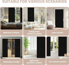 AJAZZ Blackout Sliding Door Curtains - Image 6