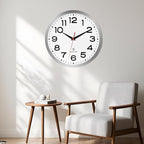 Roymnie Atomic Wall Clock 14 Inch, Modern Clock Battery Operated Classic Analog - Image 7