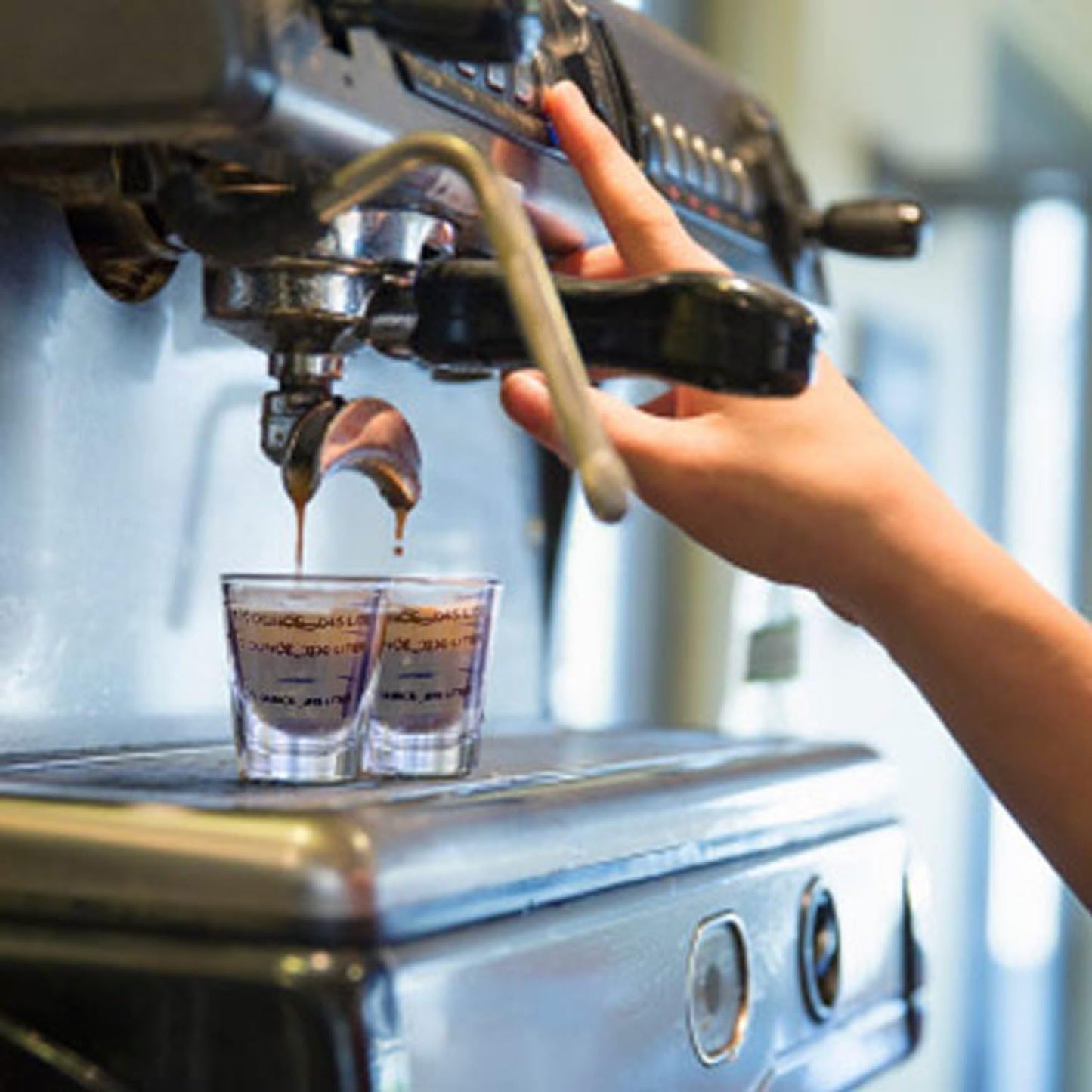 Shot Glasses Measuring cup Liquid Heavy Glass Wine Glass Espresso Shot Glass 1.5OZ/45ML (2 pack-45ml)