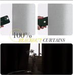 NICETOWN Vintage Open Linen Weave Flax Wall to Wall Room Dividers Curtain - Image 4