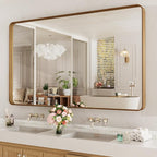 LOAAO 60X40 Inch Bathroom Mirror by LOAAO