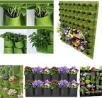 Hanging Planting Grow Bags, 64 Pockets Hanging Vertical Wall Planter Wall - Image 5