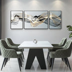 Large Framed Modern Luxury Abstract Wall Art - Image 4