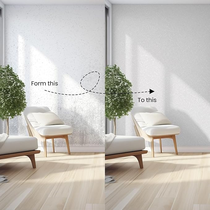 Abyssaly White Wallpaper Peel and Stick Wallpaper Self Adhesive Embossed White - Image 6
