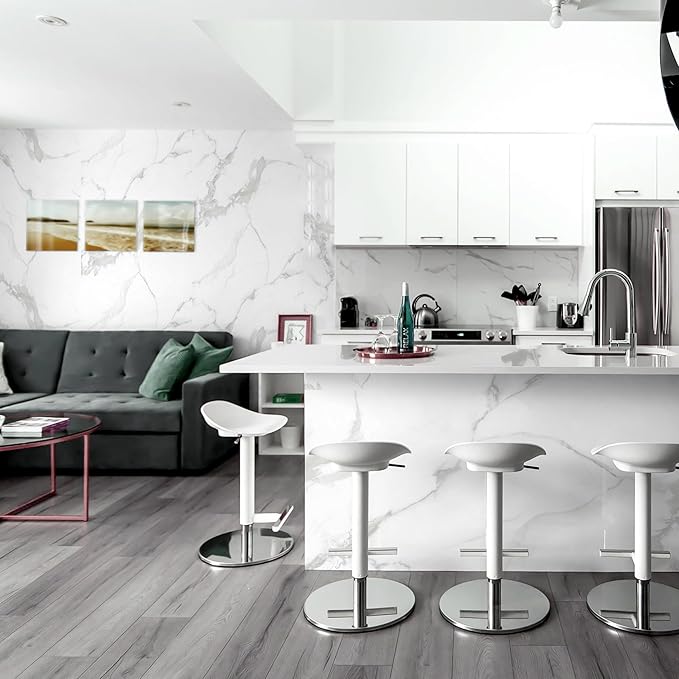 Marble Peel and Stick Waterproof Wall Paneling, Covers 38.75 Sq. Ft. - Image 9