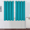 LEMOMO Teal Thermal Blackout Curtains/52 x 54 Inch/Set of 2 Panels Room by Lemomo