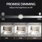 32x24 inch Wall Mounted LED Bathroom Mirror - Image 3