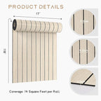 VEELIKE Coastal Oak Wood Slat Wall Panels Peel and Stick Wood Panels - Image 8