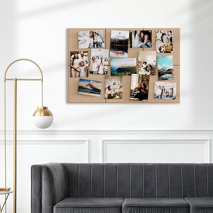 MaxGear Large Cork Board for Wall 36" x 24", Tan Bulletin Board, 6 Pack Felt - Image 7