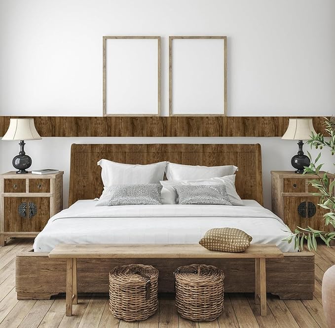 Abyssaly Wood Contact Paper, Thicken Self Adhesive Removable Wallpaper - Image 6