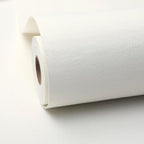White Peel and Stick Wallpaper Slight Velvety Feeling Woven Fabric Grasscloth by Unknown