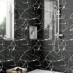 Chejiaye 10pcs Marble Peel and Stick Backsplash Waterproof Washroom Wall Panels - Image 3