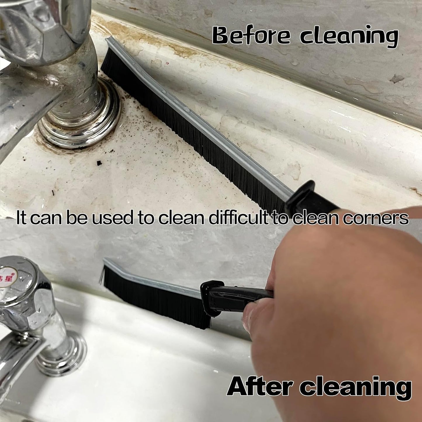 20 Pcs Crevice Cleaning Brush, Bathroom Gap Brush, Grout Cleaner Brush Hard Bristle Crevice Cleaning Brush,Clean The Dead Corners of Bathroom Kitchen Tiles