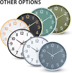Wall Clocks Battery Operated 10 inch Modern Wall Clock, Silent Non Ticking Wall - Image 6