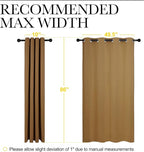 NICETOWN Sleek Blackout Curtains 86 inches Length - Image 7