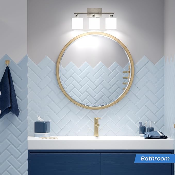 PARTPHONER Bathroom Light Fixtures, Bathroom Lighting Fixtures Over Mirror - Image 7
