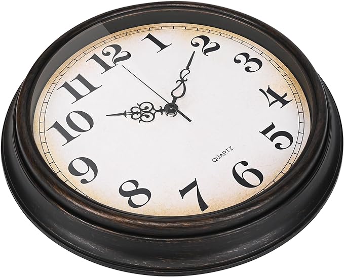 Yoiolclc Large Wall Clock 16 Inch Silent Non-Ticking Vintage Wall Clocks - Image 6