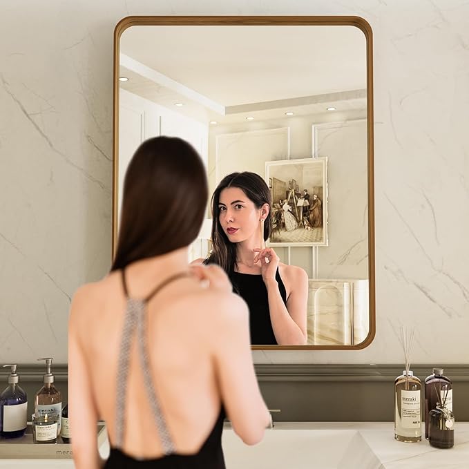 LOAAO 32X36 Inch Bathroom Mirror - Image 2