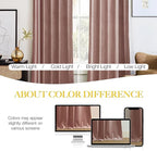 NICETOWN Dusty Pink Velvet Curtains and Drapes - Image 5