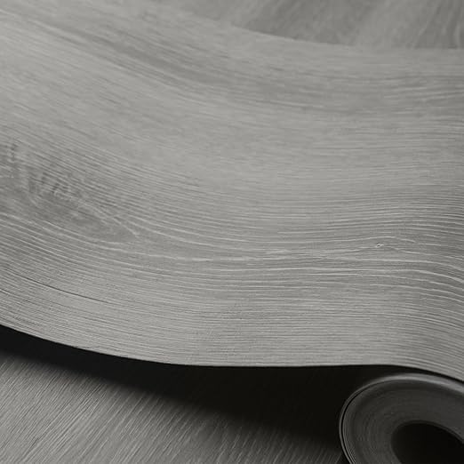 Wood Grain Peel and Stick Floor Tiles – 11.8” Width, Full Roll Length of 394" – by auxua