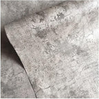 48"×354" Extra Wide Large Size Grey Concrete Wallpaper Peel and Stick - Image 2