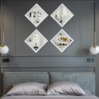ZEXUIRU 4 Set. Rustic Wall Mirrors - Image 5