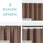 RYB HOME Decorative Curtain Drapes - Image 5