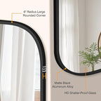 Bathroom Mirror for Wall, Large Bathroom Vanity Mirror for Over Sink 30 x 55 - Image 3