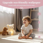 Dimoon 17.7''x236'' Peel and Stick Wallpaper Pink Contact Paper - Image 2