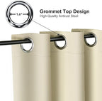 ChrisDowa Blackout Curtains 90 Inches Long - Image 3