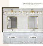 Crystal Bathroom Light Fixtures, Bathroom Lighting Fixtures Over Mirror - Image 3