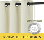 NICETOWN Blackout Living Room Curtain 90 inches Long - Image 2