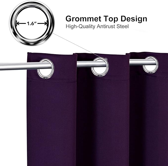 ChrisDowa Blackout Curtains 102 Inches Long - Image 2