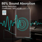 Wood Slat Acoustic Wall Panels-3D Fluted Sound Absorbing Panel - Image 2