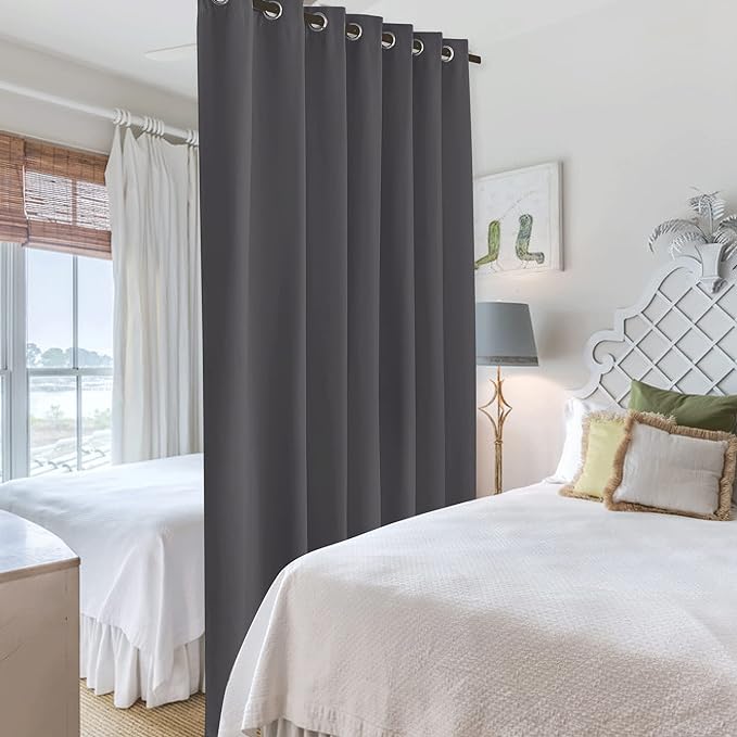 RYB HOME Portable Room Divider Curtain, Noise Reduction Privacy Protection - Image 4