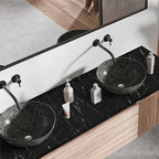 Abyssaly Black Marble Contact Paper Peel and Stick Countertops Waterproof Matte - Image 7