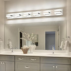 SOLFART LED Modern Bathroom Vanity Lights Over Mirror Fixture Brushed Nickel - Image 3