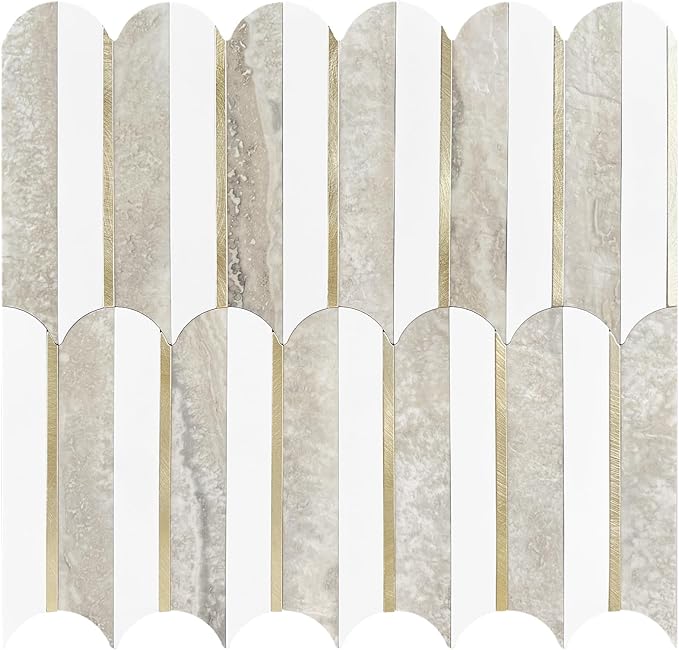 Vamos Tile Peel and Stick Backsplash Seamless Tile, 1-Sheet Stick on Backsplash by VamosTile