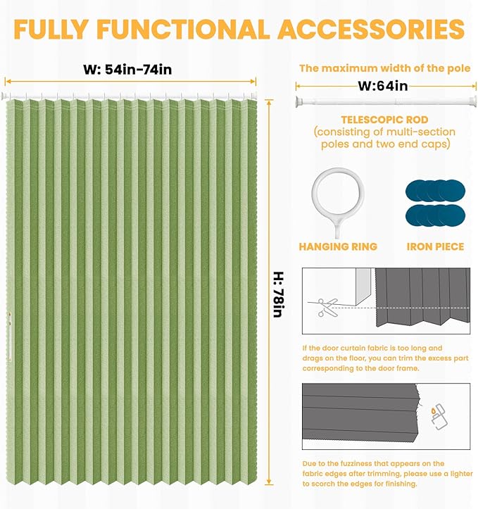 AJAZZ Blackout Accordion Doors - Image 7