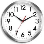 DAXSMY 12 Inch Wall Clock Battery Operated Silent Non Ticking Analog Modern by DAXSMY