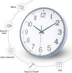 Wall Clocks Battery Operated 10 inch Modern Wall Clock, Silent Non Ticking Wall - Image 4