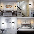 TRLIFE Modern LED Wall Sconce, Adjustable 4 Color Temperature 12W Morden Wall - Image 4